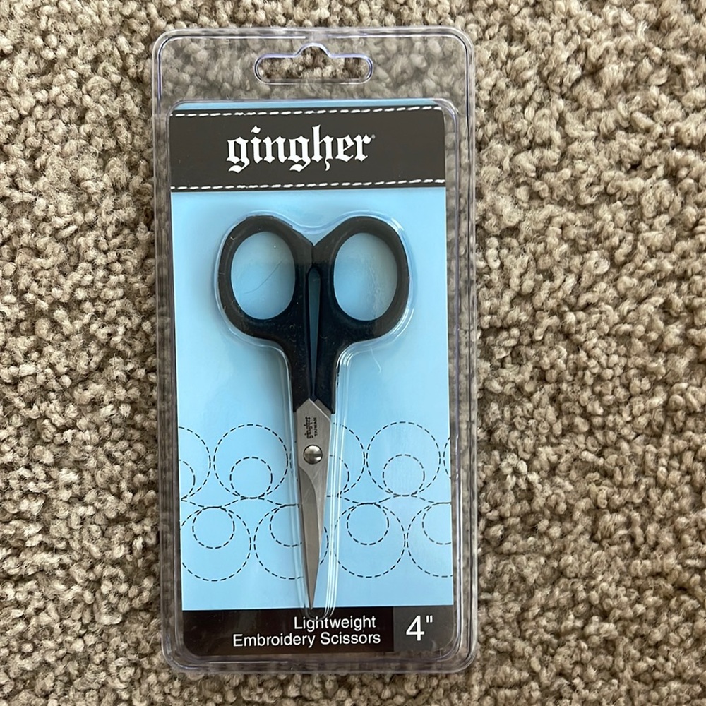 Gingher scissors - new 4 inch embroidery scissors - full lifetime guarantee